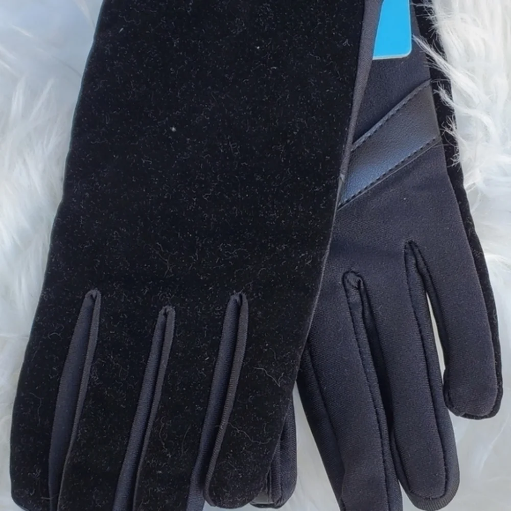Isotoner Smart Touch Velvet Gloves S/‎ M